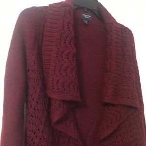 Open front cardigan
